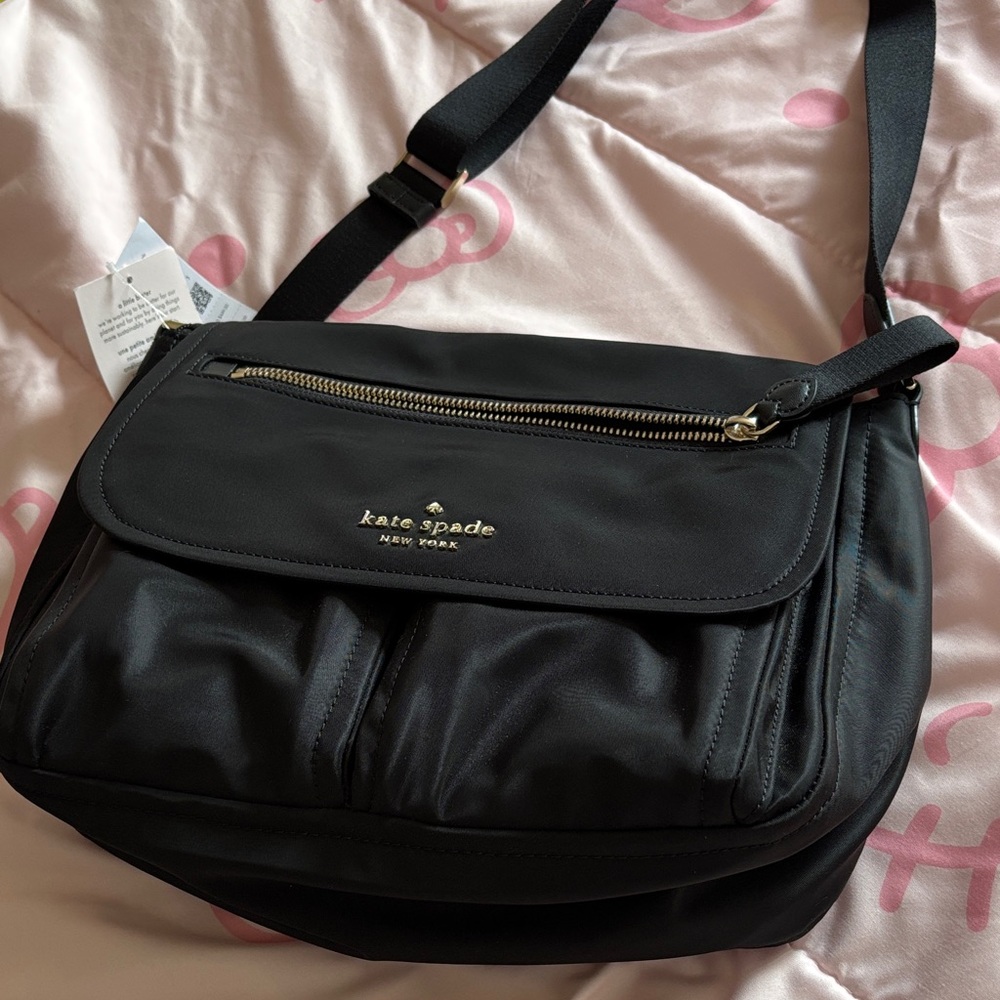 Kate Spade Black Nylon Shoulder Bag